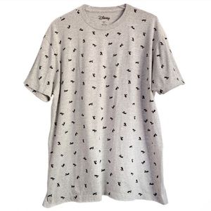 Disney | Mickey Mouse Silhouette Pattern Shirt XL